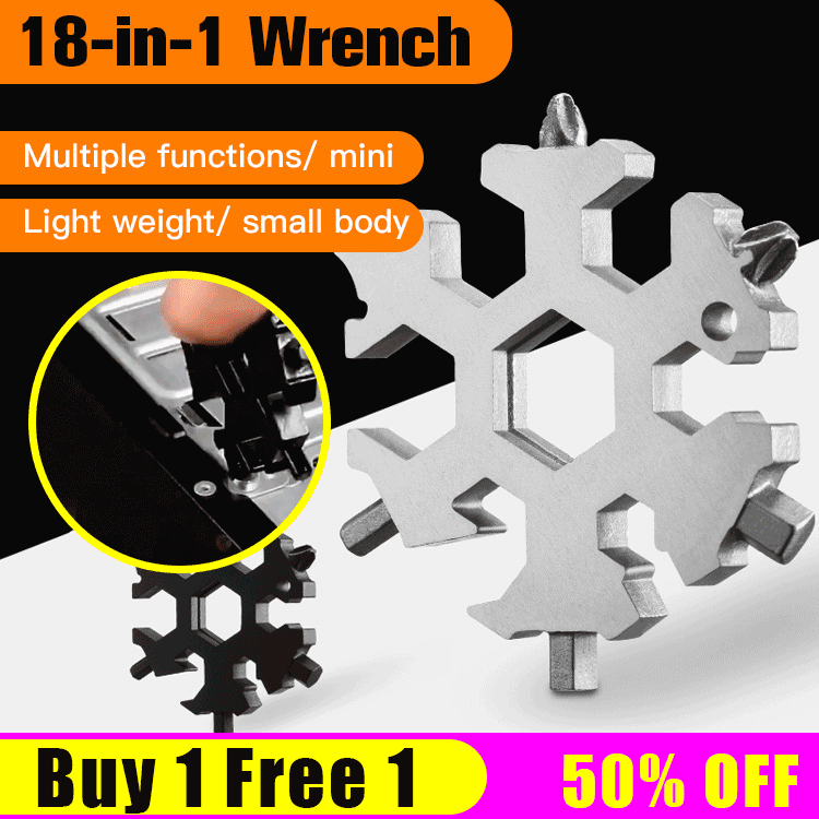 Multifunctional 18 in 1 SpannerđBuy 1 Free 1