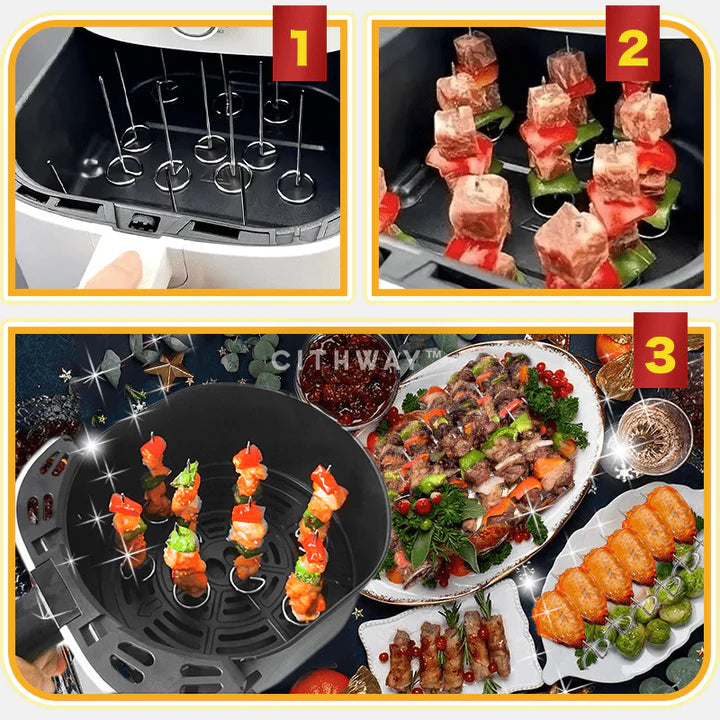 Air Fryer Stand-Up Skewers
