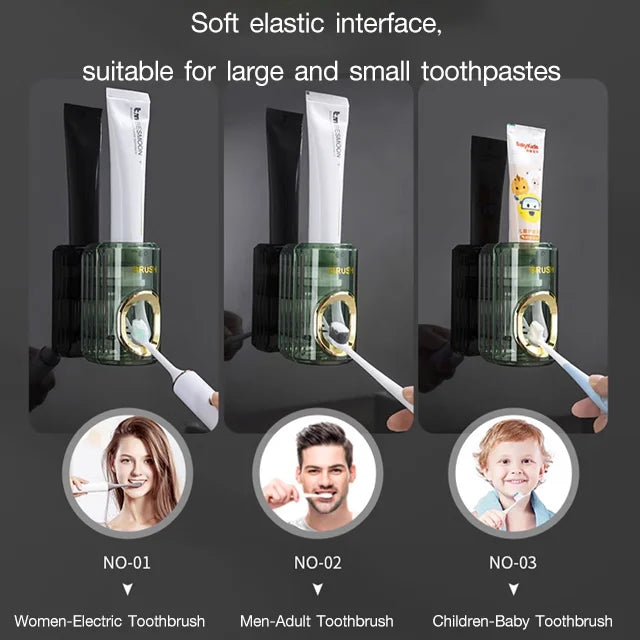 Light luxury toothpaste squeezer dispenser