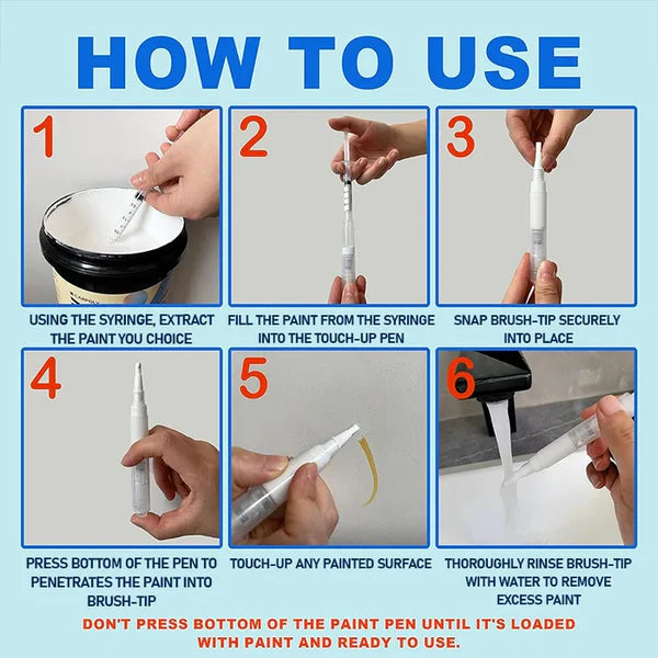 Refillable Touch Up Paint Repair Pen