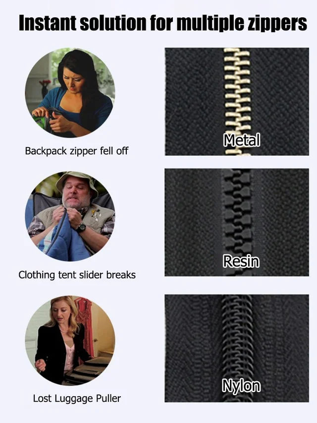 Removable zipper repairer