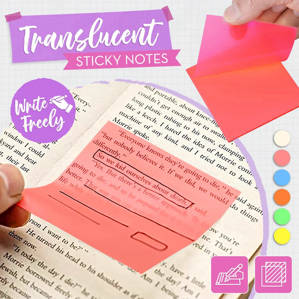 🔥🔥 Translucent sticky note (100 sheets)