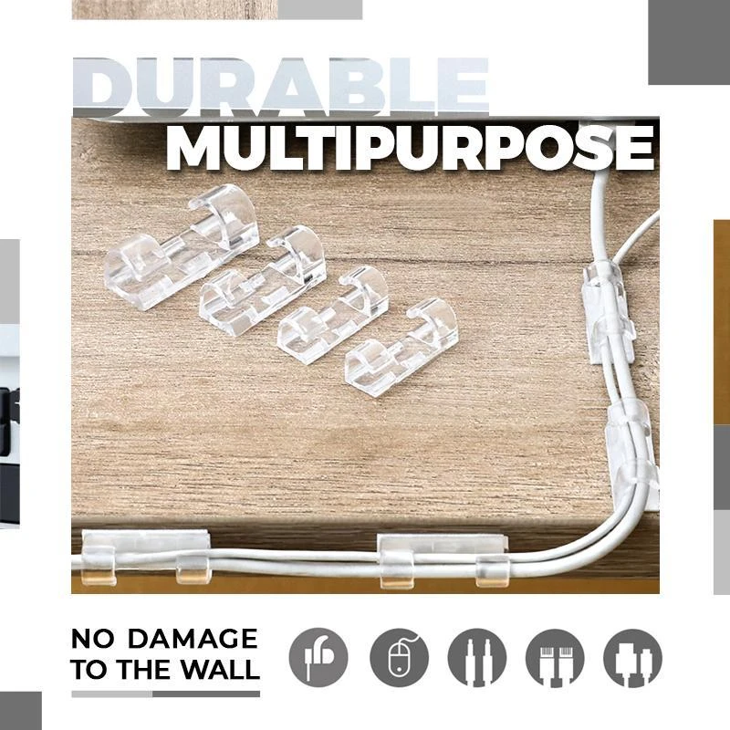😍Home Essentials:Finisher Wire Clamp🎉40Pcs