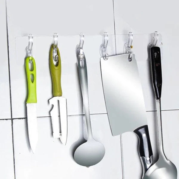 (🎉49% OFF) Multifunctional Transparent 6 Hooks ⚡