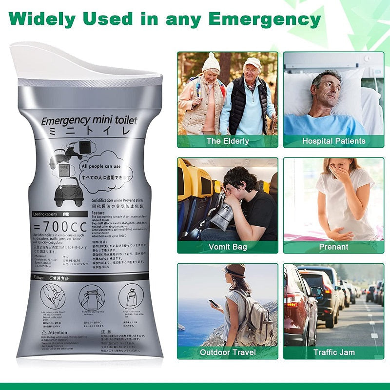 🔥🔥Portable Travel Pee Bags (700ML)