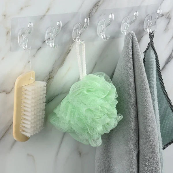 (🎉49% OFF) Multifunctional Transparent 6 Hooks ⚡