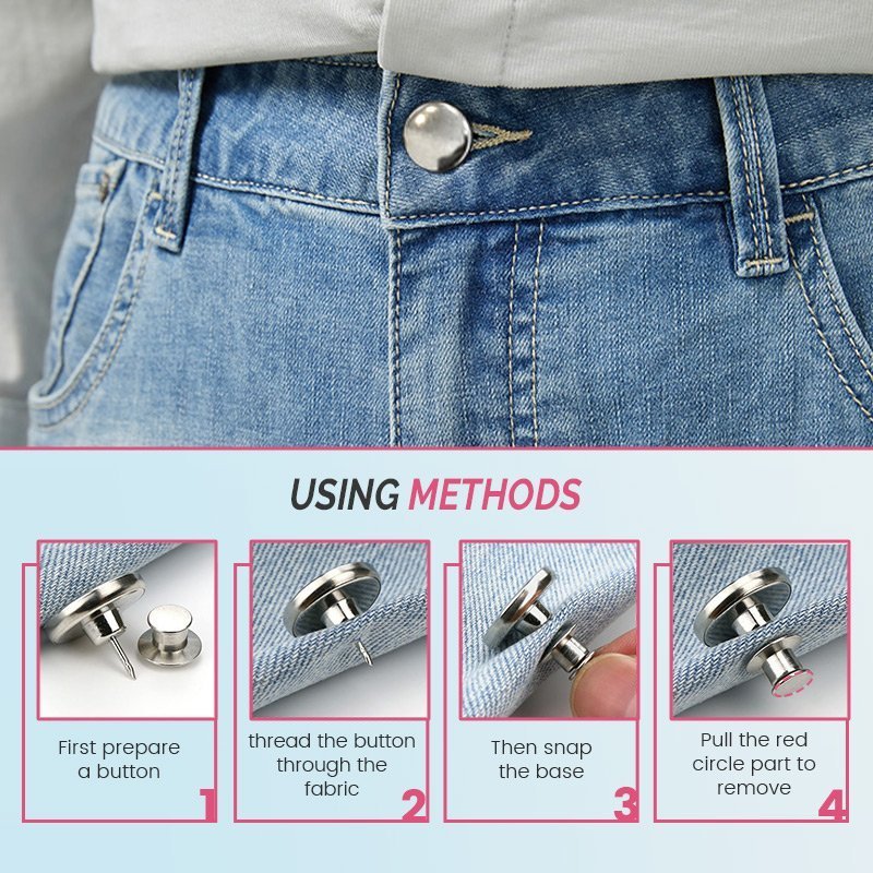 Perfect Fit Your Size Adjustable Waist Buckle(4PCS)