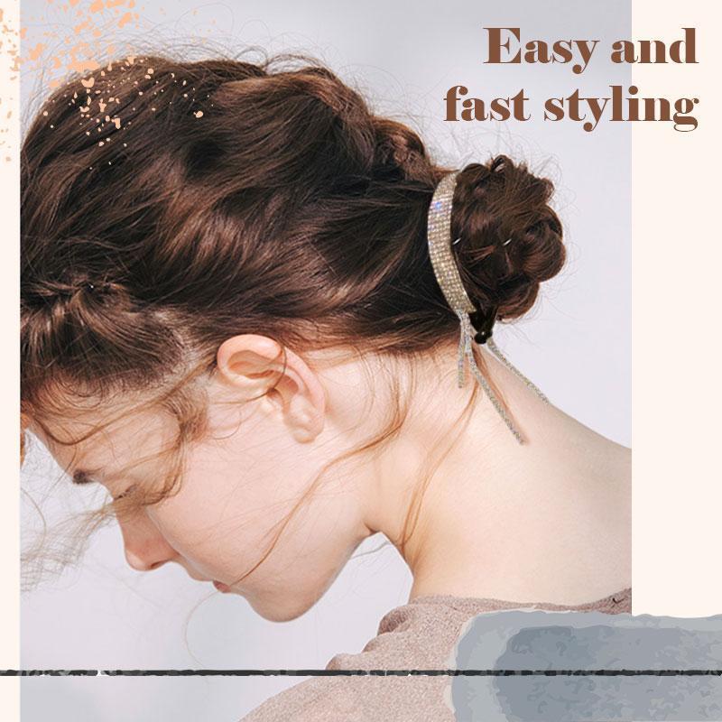 ELEGANT RHINESTONE TASSEL HEADDRESS