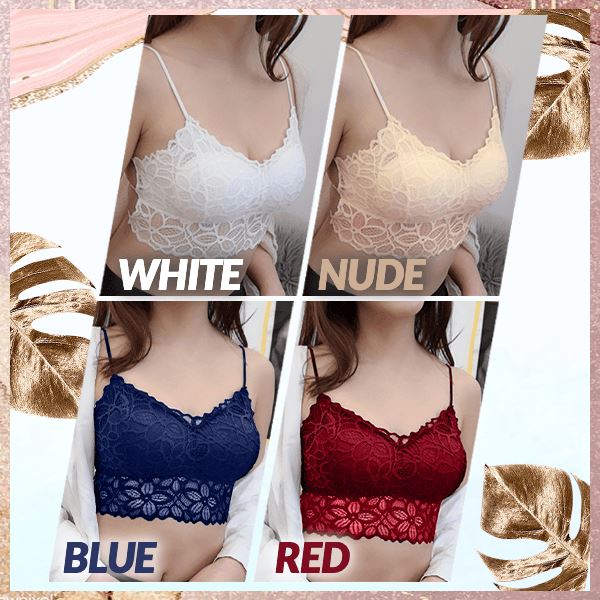 ShapeCharm Cross-Back Lace Bralet