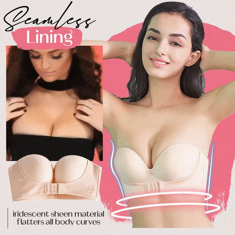 PushUP Strapless Front Buckle Lift Brassiere