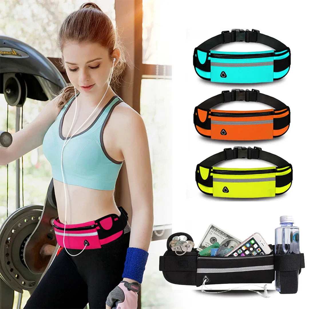 Multifunctional lightweight sports waist bag for men and women