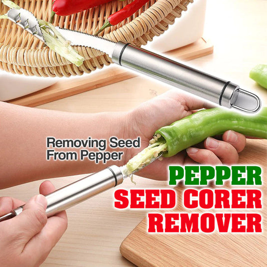 🔥Price Reduce Promotion!Pepper Seed Corer Remover