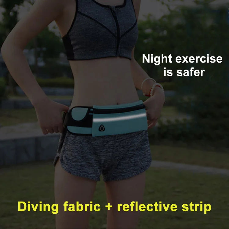 Multifunctional lightweight sports waist bag for men and women