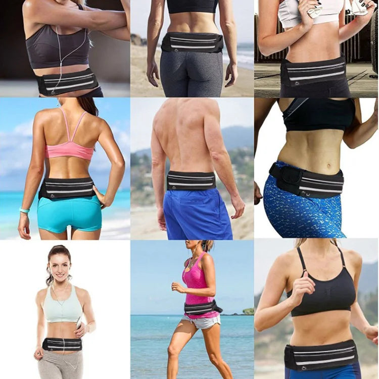 Multifunctional lightweight sports waist bag for men and women