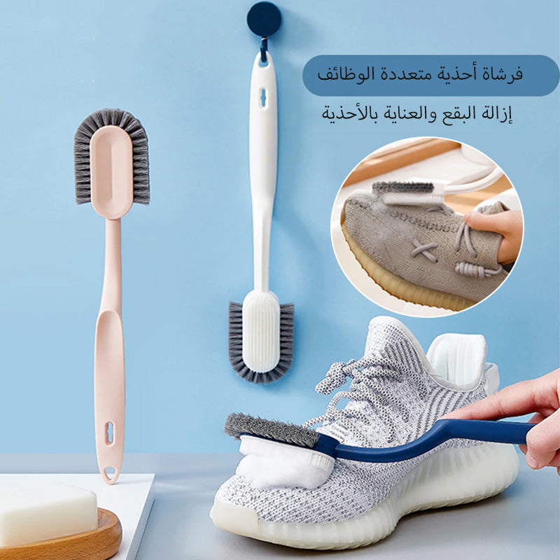 Multifunctional shoe brush