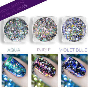 Holographic Nail Flakes(Buy 1 Get 2 Sets)