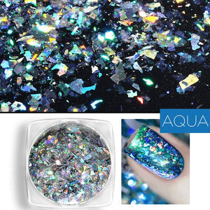 Holographic Nail Flakes(Buy 1 Get 2 Sets)