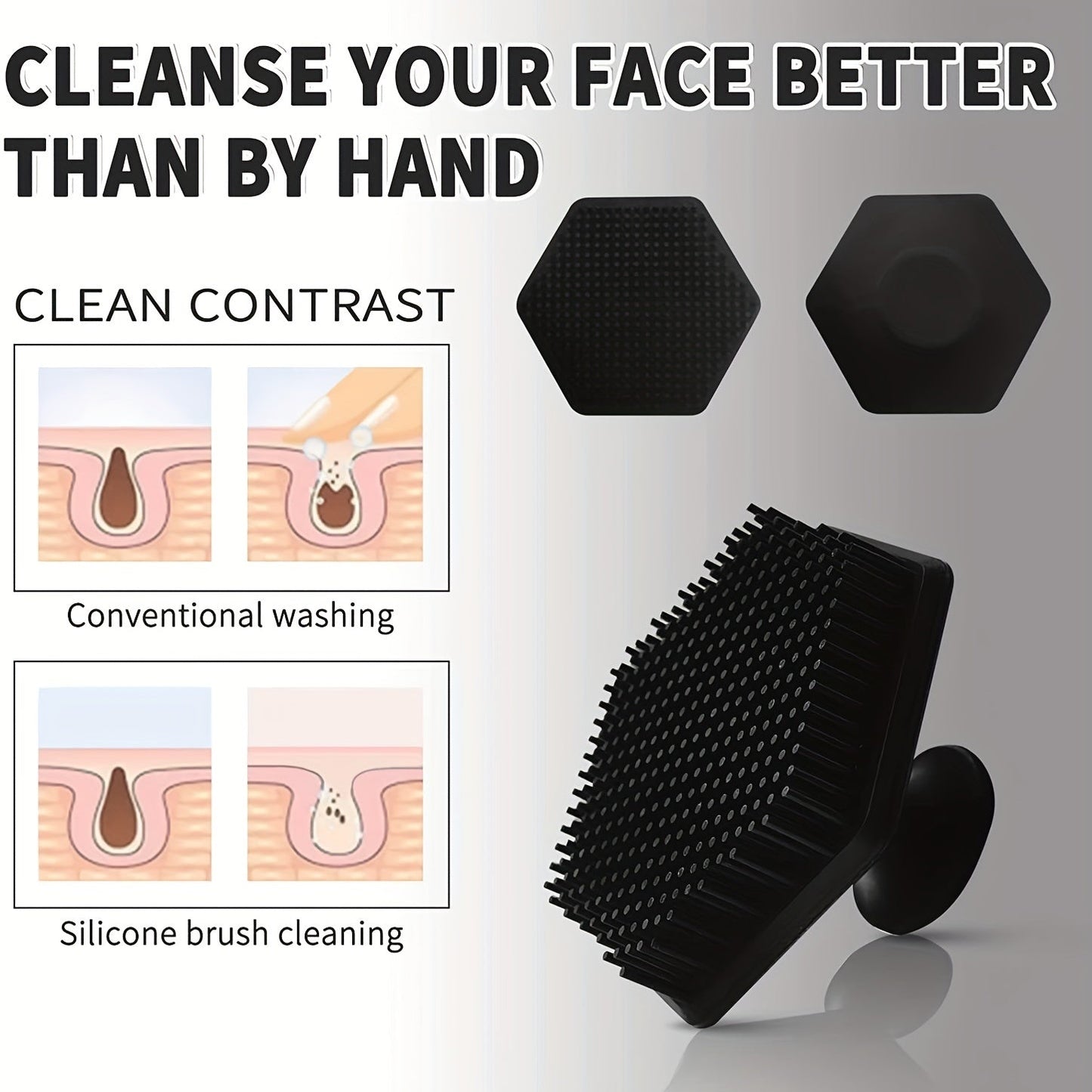 🔥Waterproof Facial Chamfer Cleaning Brush