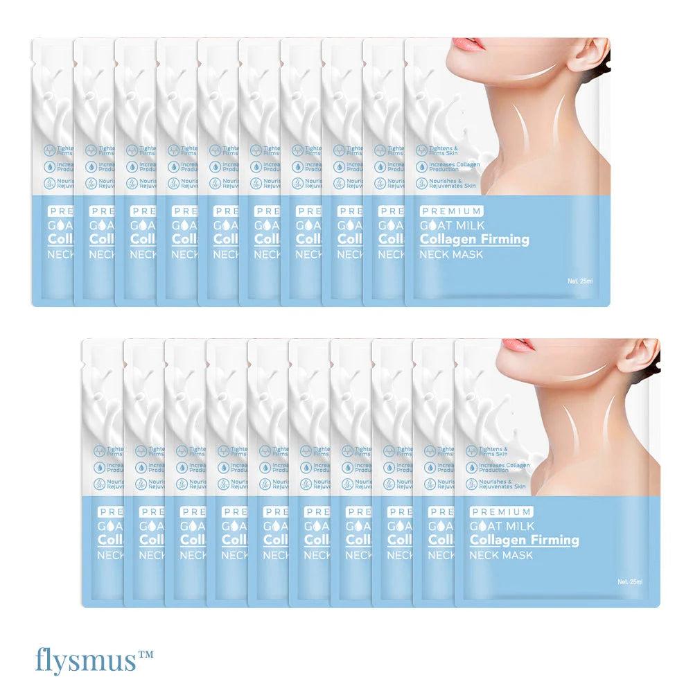 flysmus Premium Goat Milk Collagen Firming Neck Mask