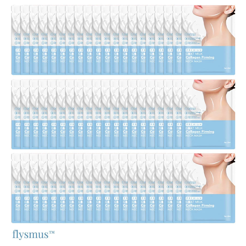 flysmus Premium Goat Milk Collagen Firming Neck Mask