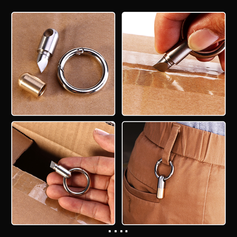 Multifunctional Capsule Key Ring