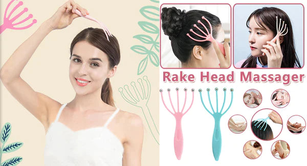 Rake Head Massager（🔥Buy 1 Free 1）