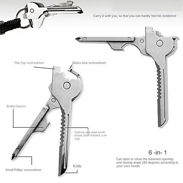 6 In 1 Multifunction Key Tool🎁Buy 1 Free 1