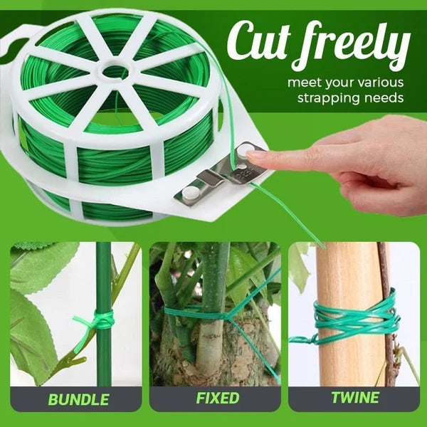 Garden Twist Ties Wire With Shear