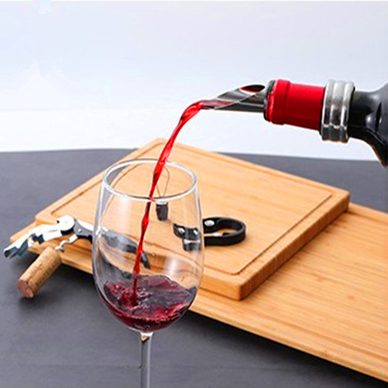 Stainless steel wine stopper