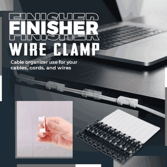 😍Home Essentials：Finisher Wire Clamp🎉40Pcs