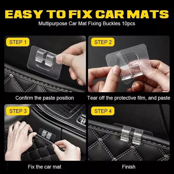 MULTIPURPOSE CAR MAT FIXING BUCKLES