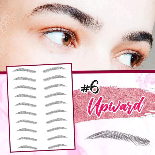 4D Hair-Like Eyebrows Stamp (10 pairs)