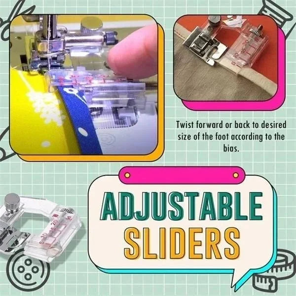 ✨Adjustable Bias Tape Binding Foot