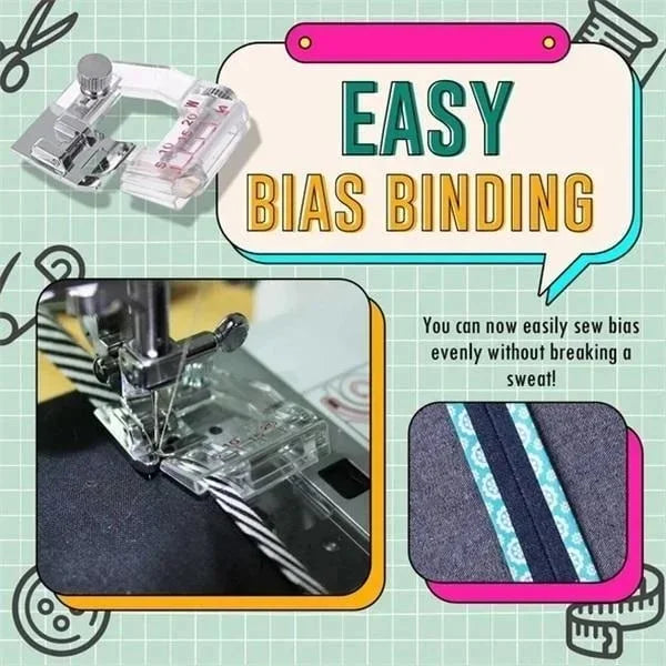 ✨Adjustable Bias Tape Binding Foot