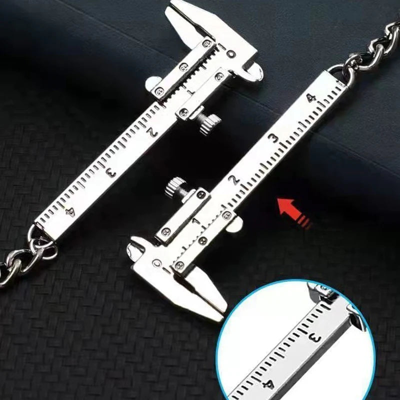 Mini Vernier Caliper Keychain