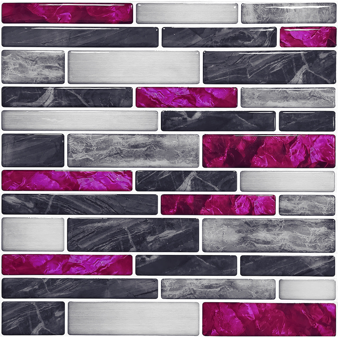 3D Peel and Stick Wall Tiles (10Pcs/Pack)