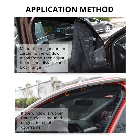 Magnetic Car Window Curtains (2PCS)