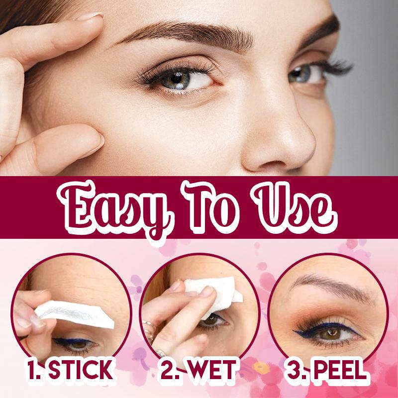 4D Hair-Like Eyebrows Stamp (10 pairs)