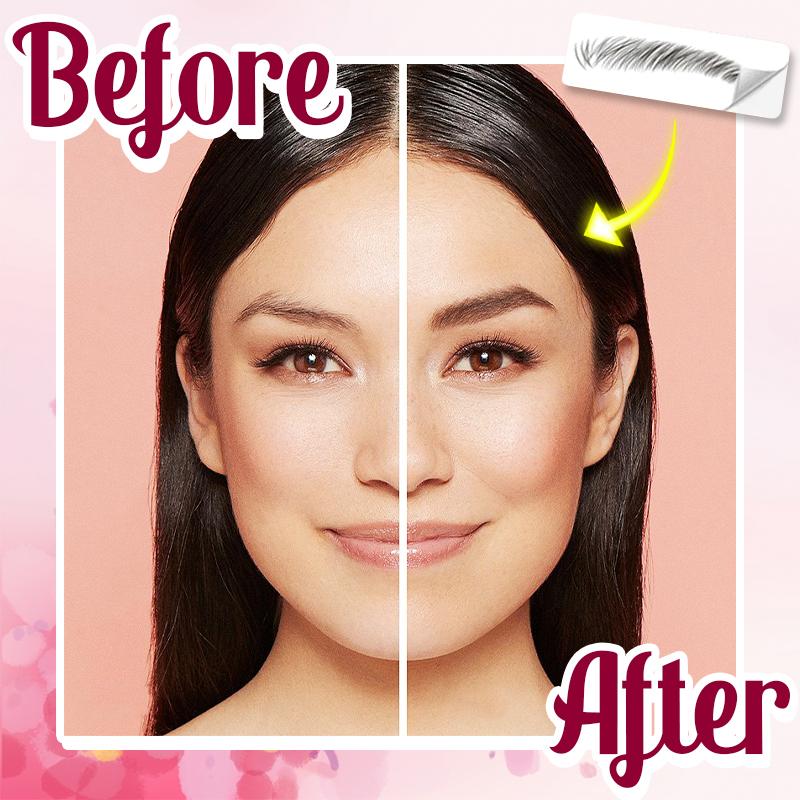 4D Hair-Like Eyebrows Stamp (10 pairs)